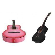 Superior Acoustic Guitar Set With Guitar Case Strap Tuner and Pick