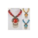 Tribal Statement Tassel Retro Copper Wood Charm Bead Pendant Necklace