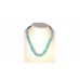 Summer Style Fashion Jewelry Green Gold Crystal Necklace Set