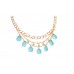New Women Fashion Jewelry Tourmaline Crystal Chain Necklace