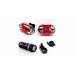 Great Offer 2x Bicycle Front Back Flashlight + Free LED Head Light