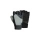 Leather Weight Lifting Gloves Gym Training Fitness Workout Black/Grey