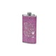 Stainless Steel Flask with Pink Wrap
