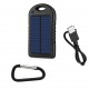 Solar Powered Waterproof Power Bank With Dual Micro USB Charging Ports