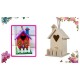 Decorative Birdhouse For Garden Use Colorful Paints To Decorate It