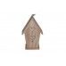 Decorative Birdhouse With Two Heart Openings