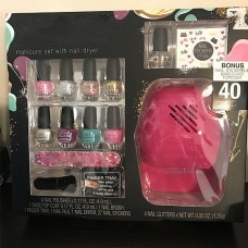 40 Pcs Manicure Set with Nail Dryer
