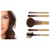 Six Piece Starter Set Natural Makeup Look 5 Brushes + Cosmetic Bag