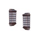 2 Pack Solar Powered Long Deck Light Suitable for Outdoor