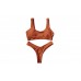 Swimwear Admirable Body Figure Bra Thong Bikini Halter Bathing Suit