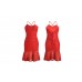 Red Lace Breathable Bodycon Cocktail Party Beach Holiday Dress