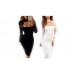 Bodycon Long Sleeve Pencil Dress Coctail Evening Party Dress
