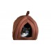 New Petmaker Cozy Kitty Tent Igloo Plush Enclosed Cat Bed