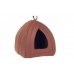 New Petmaker Cozy Kitty Tent Igloo Plush Enclosed Cat Bed