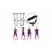 Fitness Equipment Resistance Bands for Yoga Strength Workout GYM