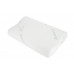 White Contour Pillow Bamboo Bedding Pillows Sleep Care