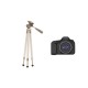 Portable Travel Size Tripod with Rubber Feet