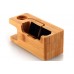 Wood Bamboo Charging Dock Station Stand Holder For Watch Phone