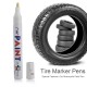 Waterproof Permanent White Paint Pen Marker Car Tire Lettering Rubber Letter