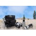 Outdoor 5Pc Camping Set With Bag Binocular Compass Flashlight Emergency Survival