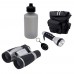 Outdoor 5Pc Camping Set With Bag Binocular Compass Flashlight Emergency Survival