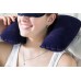 Inflatable Travel Camping Pillow and Fleece Blanket Travel Kit Sleeping Set