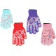 Teens Girls Colorful Winter Warm Knitted Gloves Hand Warmer Full Finger Knitted