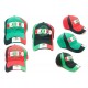 Unisex Mexico Color Baseball Caps Straps Hook Loop Sun Visor 3D Bold Stitches