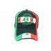 Unisex Mexico Color Baseball Caps Straps Hook Loop Sun Visor 3D Bold Stitches