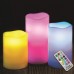 Flameless Color-Changing Led Light Bulb Candles with Remote Vanilla Scent