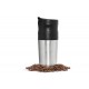 Coffee Maker with Rechargeable Electric Ceramic Coffee Grinder Travel Mug