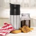 Coffee Maker with Rechargeable Electric Ceramic Coffee Grinder Travel Mug