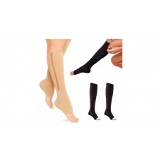 Unisex Compression Zip Sox Socks Zipper Leg Support