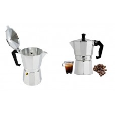 Continental 3 Cup Aluminium Percolator Espresso Latte Coffee Maker