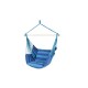 Blue Portable Camping Hammock Hanging Rope Chair Porch Swing Patio