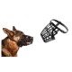 Dog Muzzle PU Leather Basket Cage