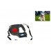 Automatic Retractable Dog Leash Pet Collar With 3 LED Light & Garbage