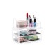 Makeup Acrylic Cosmetic Organizer Case Storage with Holders