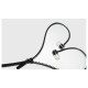 Universal Stereo Zipper Headset 3.5mm Earphone Earbuds Headphone - Black