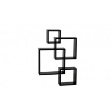 Intersecting Squares Floating Shelf Wall Mounted Home Decor Furniture