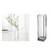 Square Vase Clear Glass Has Its Own Charm And Elegant Look