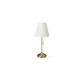 Nickel-Plated White Arstid Table Lamp with Led Bulb Home Decor