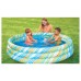3-Ring Inflatable Pool Perfectly Sized For Backyard Swimming