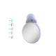 LED Lighted Cosmetic Mirror for Makeup, Shaving and Tweezing
