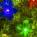 Multi-Color Flower LED Solar Light Set 20-Lights Outdoor Powered By The Sun