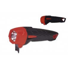 Unique 2 Rubber LED Flashlights Includes 2AA & 2AAA Batteries