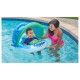 bright and comfortable Shark Designed Pvc Baby Float With Sun Canopy