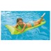Swimming Pool Floating Lounge Transparent Airbed Mat Green