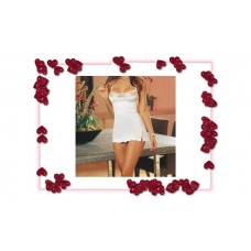 Ladies Underwear White Babydoll Sleepwear Special For Valentine Day